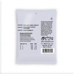 MA4850 Authentic Bass, 4 Corde Basso Acustico, Medium 45/105 Phosphor Bronze