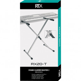 RX20-T Stand a X per Tastiera pesante Telaio Singolo Ball Lock Titanio