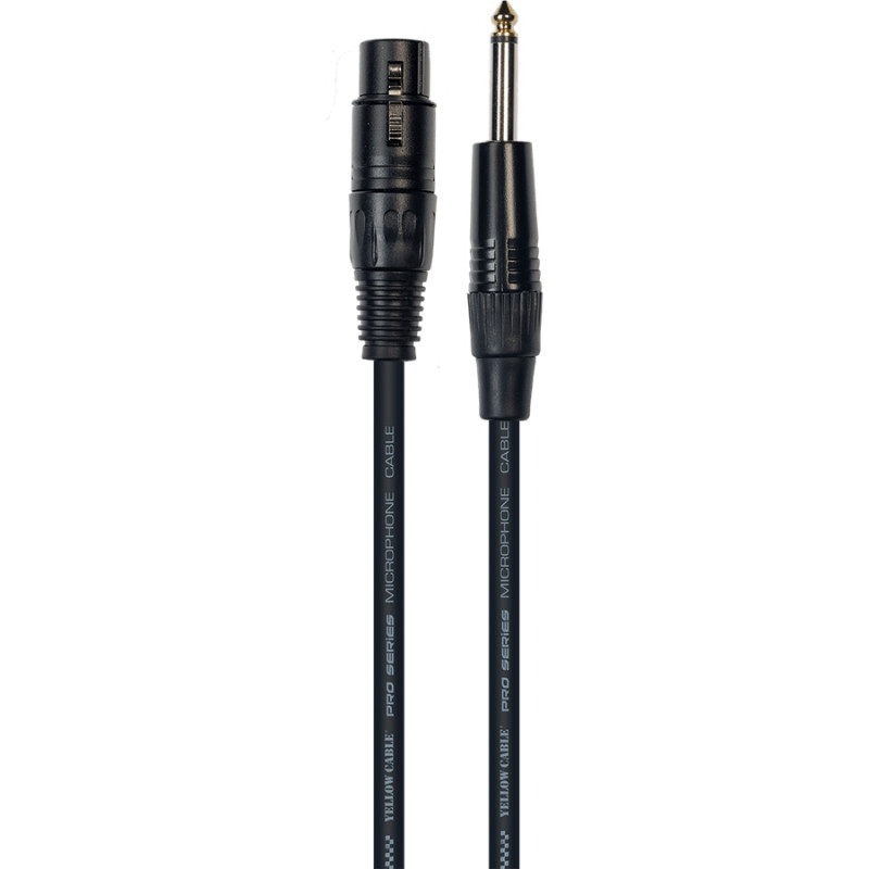M03J Cavo Microfonico Jack Sbilanciato/XLR Femmina 3 m