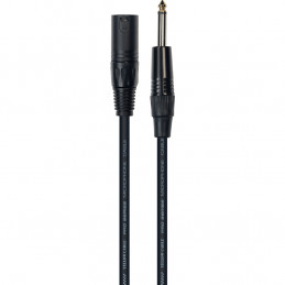 M01JX Cavo Microfonico Jack Sbilanciato/XLR Maschio 1 m