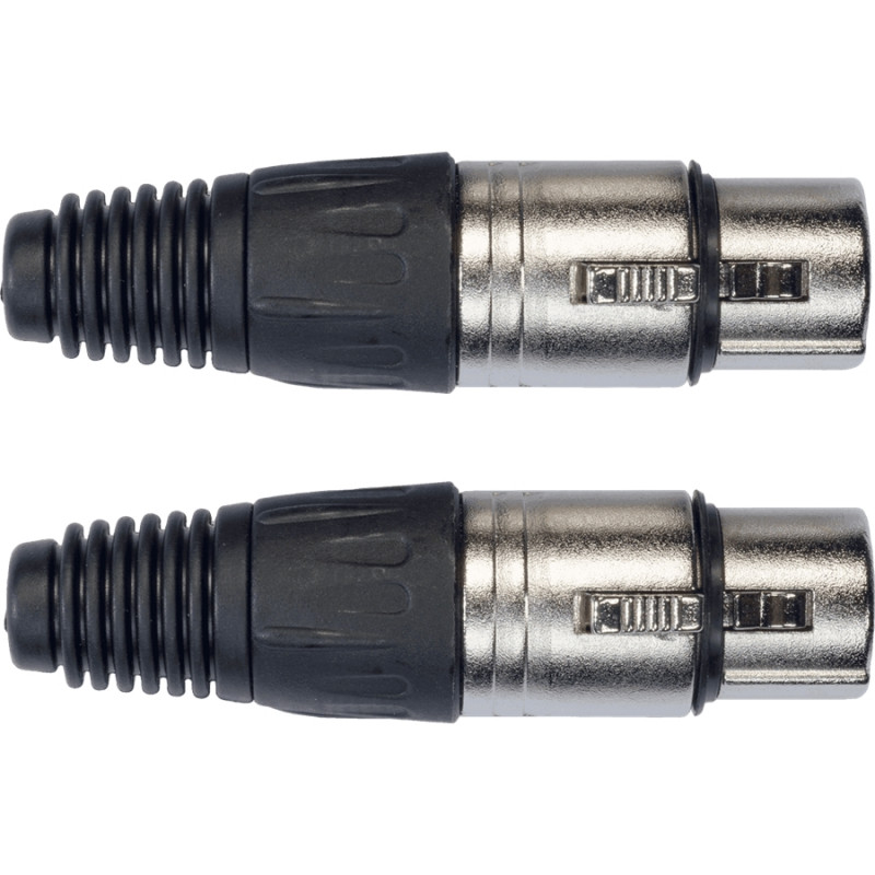 XLR02 Connettori XLR Femmina 2 Pcs