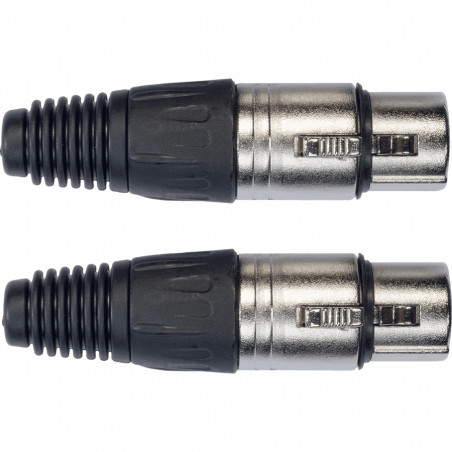 XLR02 Connettori XLR Femmina 2 Pcs