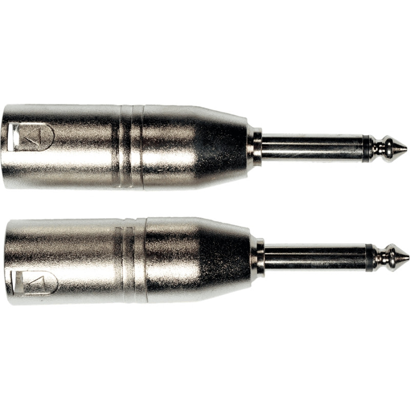 Cavo Adattatore Microfono XLR 3 Pin Femmina A Doppio Jack 6,35 Mm Maschio, 30 Cm