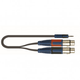RKSA/194-5 Minijack Stereo/2 XLR Femmina