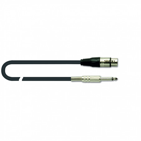 MX/777-3 - Cavo Microfonico Serie Strix XLR Femmina/Jack Mono - 3 metri