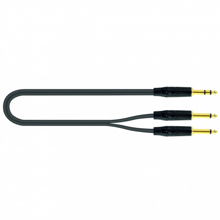 JUST JS2JM 3 - Cavo Adattatore Jack Stereo/2 Jack Mono - 3 metri