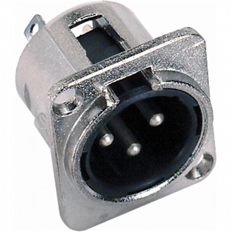 NC/353-K XLR 3 poli maschio da pannello