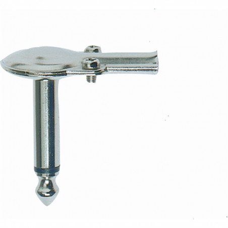 G/108 Jack 6.3 mono a 90° in metallo