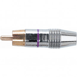 G/251 RE RCA in metallo nikelato con connettore dorato