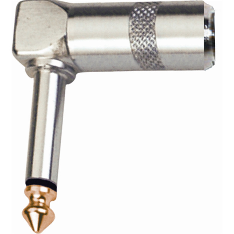 G/109 Jack 6.3 mono a 90° in metallo