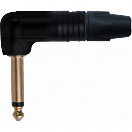 NC/361 BKGD Jack 6.3 mono a 90° Neutrik