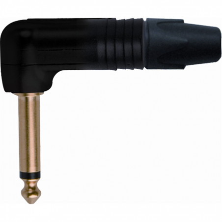 NC/361 BKGD Jack 6.3 mono a 90° Neutrik