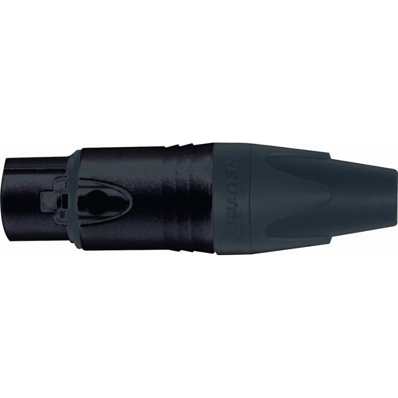 NC/354 BG XLR 3 poli femmina Neutrik nero