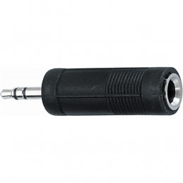 AD/16 Adattatore audio Jack 6.3 mm stereo femmina/Jack 3.5 mm stereo