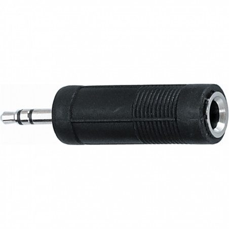 AD/16 Adattatore audio Jack 6.3 mm stereo femmina/Jack 3.5 mm stereo