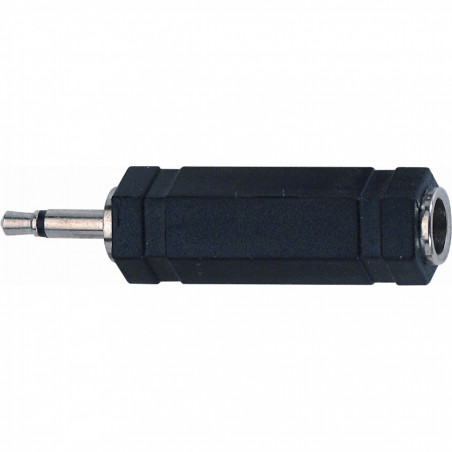 AD/18 Adattatore audio Jack 6.3 mm mono femmina/Jack 3.5 mm mono