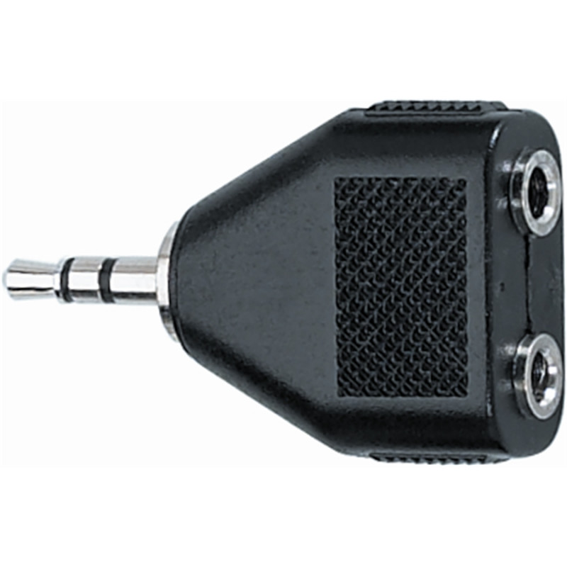 AD/20 Adattatore audio 2 Jack 3.5 mm stereo femmina/Jack 3.5 mm stereo