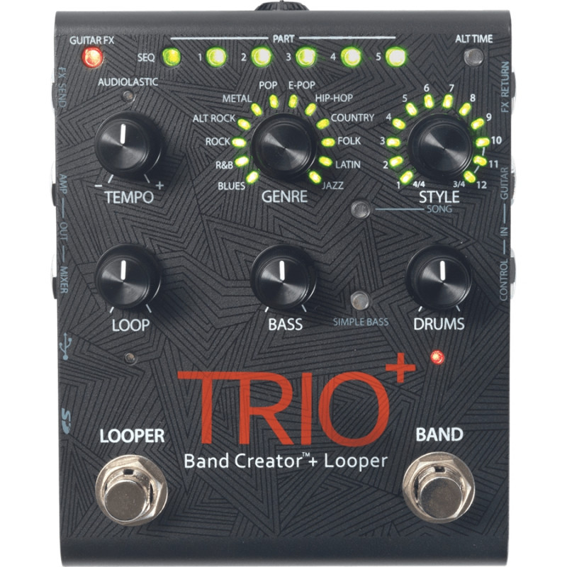 TRIO+ Band Creator e Looper
