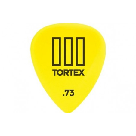 DUNLOP 462R73 PLETTRO TORTEX T-III YELLOW