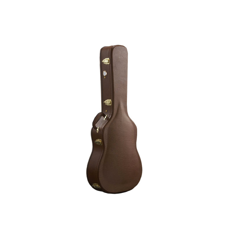 HUIYOU WC-501MG ARCH WOODEN ACOUSTIC GUITAR CASE - BROWN