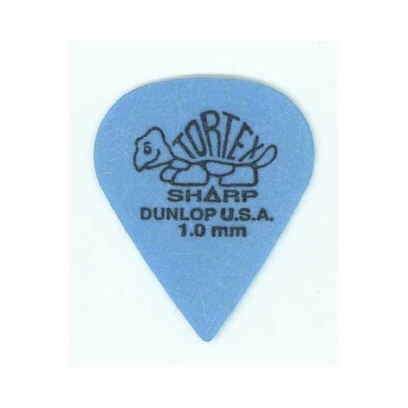 DUNLOP 412R TORTEX SHARP PLETTRO BLUE 1,00MM