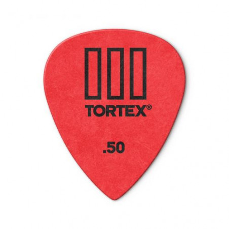 DUNLOP 462R50 PLETTRO TORTEX T-III RED