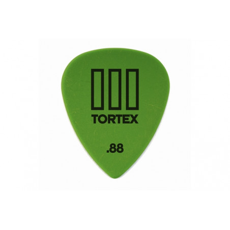 DUNLOP 462R88 PLETTRO TORTEX T-III GREEN