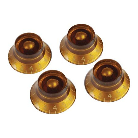 GIBSON PRHK-030 TOP HAT KNOBS - AMBER