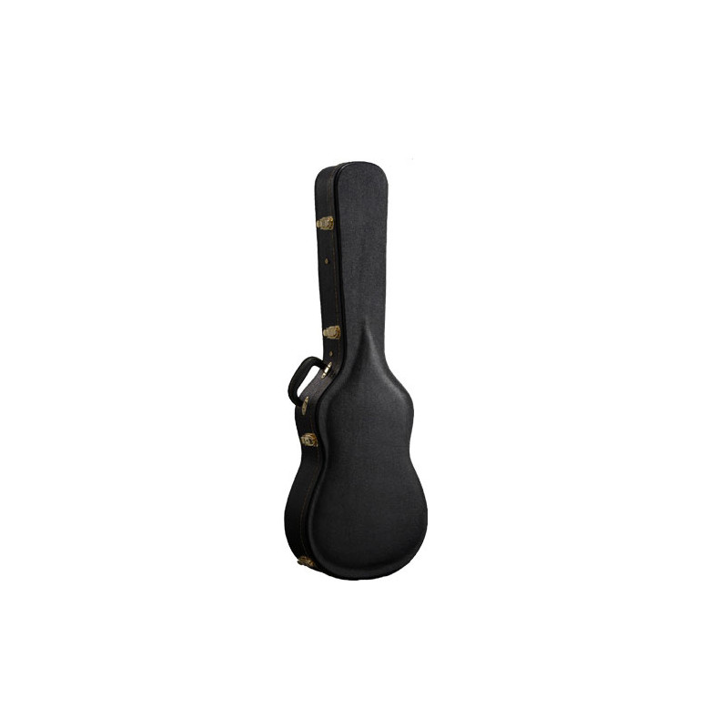 HUIYOU LP-501MG ARCH WOODEN GUITAR CASE - BLACK