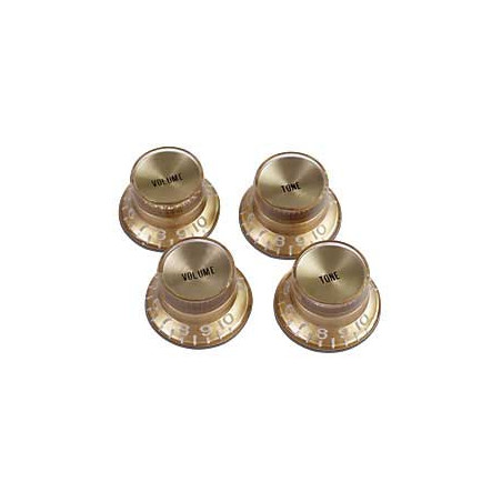 GIBSON PRMK-030 AGED TOP HAT KNOBS GOLD