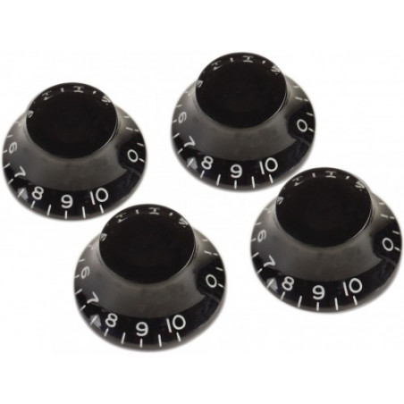 GIBSON PRHK-010 TOP HAT KNOBS BLACK