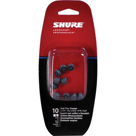 SHURE EASFX1-10S INSERTI SOFFICI E FLESSIBILI - NERI
