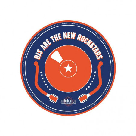 ORTOFON SLIPMAT DJS ARE THE NEW ROCKSTARS - PANNO ANTISTATICO PER GIRADISCHI