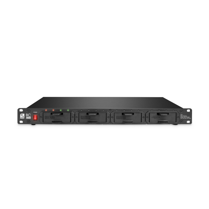 PALMER MI BC400 AA CARICABATTERIE PROFESSIONALE RACK 19"