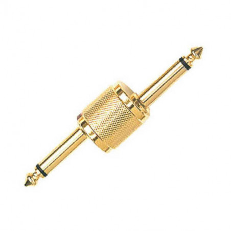 MB AT265G ADATTATORE JACK MONO 6,3 MM / JACK MONO 6,3 MM DORATO