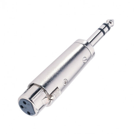 MB AT295 ADATTATORE XLR FEMMINA 3 POLI / JACK  STEREO  MASCHIO 6.3mm