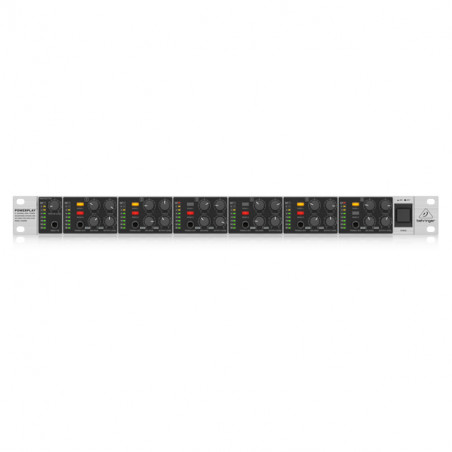 BEHRINGER POWERPLAY HA6000 6-CHANNEL HIGH-POWER HEADPHONES MIXING AND DISTRIBUTION AMPLIFIER
