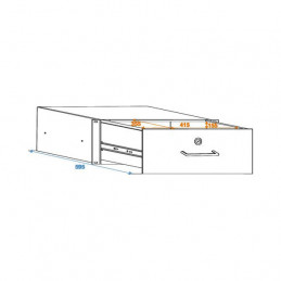 OMNITRONIC CASSETTO RACK 4U