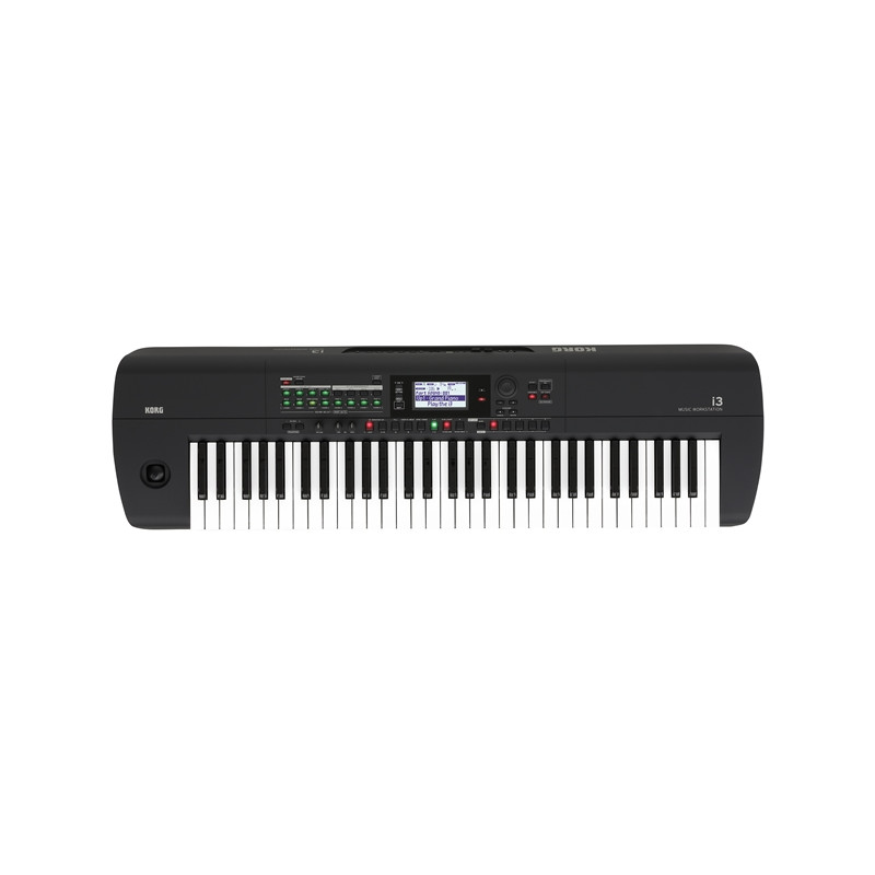 KORG  I3 MUSIC WORKSTATION 61 TASTI, USB, MIDI, MATTE BLACK