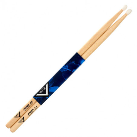 VATER 5A-N BACCHETTE AMERICAN HICKORY PUNTA NYLON