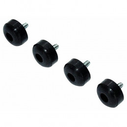 ECB151 4 Rub Feet con viti, Set/4