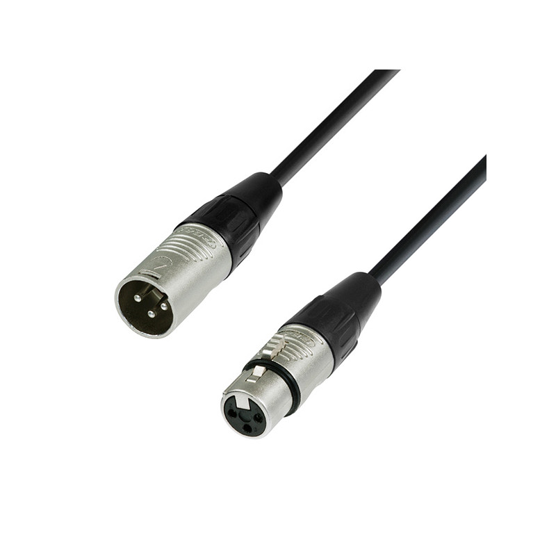 ADAM HALL K4DMF0300 CAVO DMX XLR REAN MASCHIO A XLR FEMMINA 3M