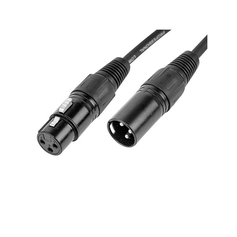 CASCHA HH2087 MICROPHONE CABLE XLR MALE / XLR FEMALE 3M