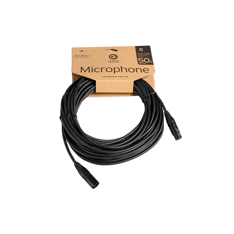 PLANET WAVES CMIC-50 CAVO MICROFONO XLR CLASSIC SERIE 15 M