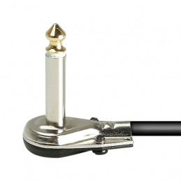 ADAM HALL K4IRR0030FL CAVO STRUMENTI CON CONNETTORI ANGOLARI MONO ULTRAPIATTI DA 6,35 MM 0,3 M