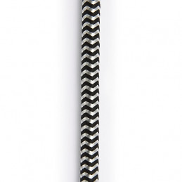 PLANET WAVES PW-BG-20 BRAIDED INSTRUMENT CABLE 6M BLACK/GREY