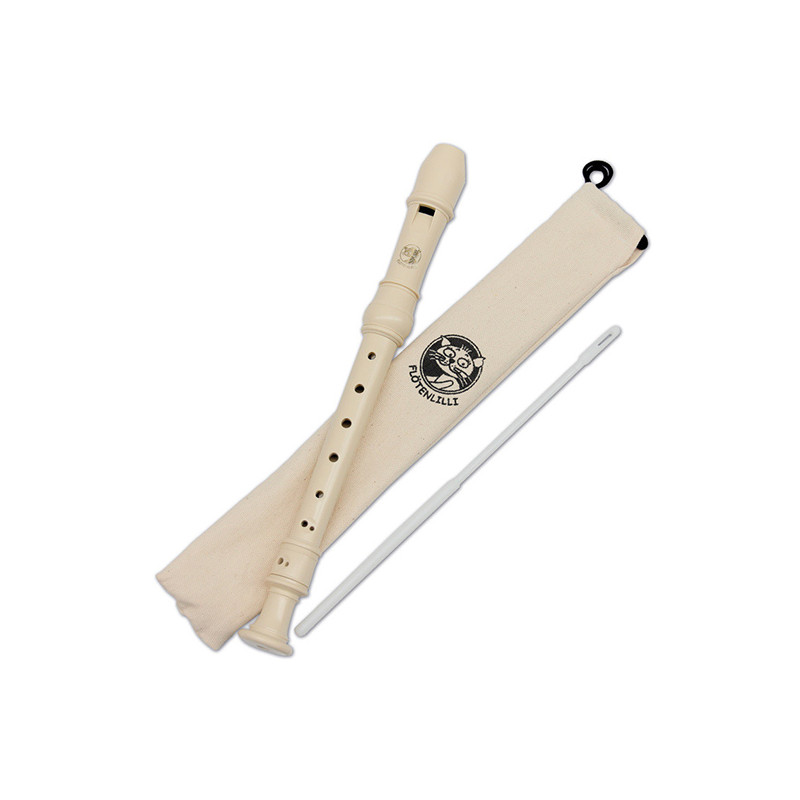 CASCHA EH3908 FLAUTO SOPRANO IN ABS DITEGGIATURA TEDESCA IVORY