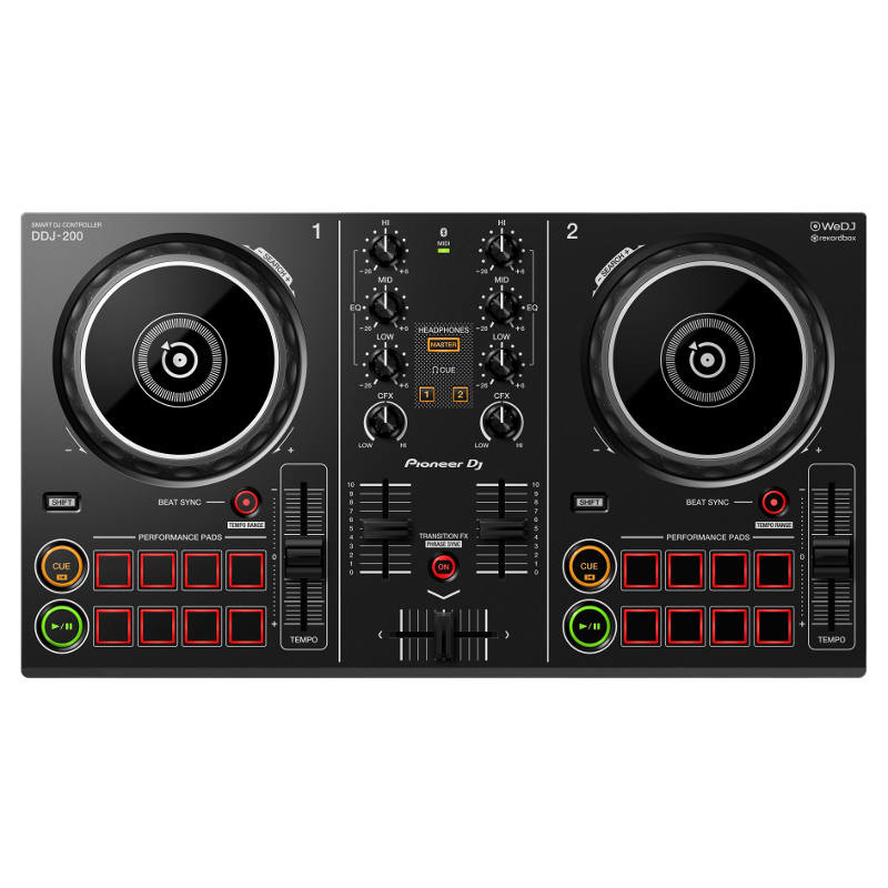 PIONEER DDJ-200 CONSOLLE DJ INTELLIGENTE BLUETOOTH INCL.BORSA DJC200BAG