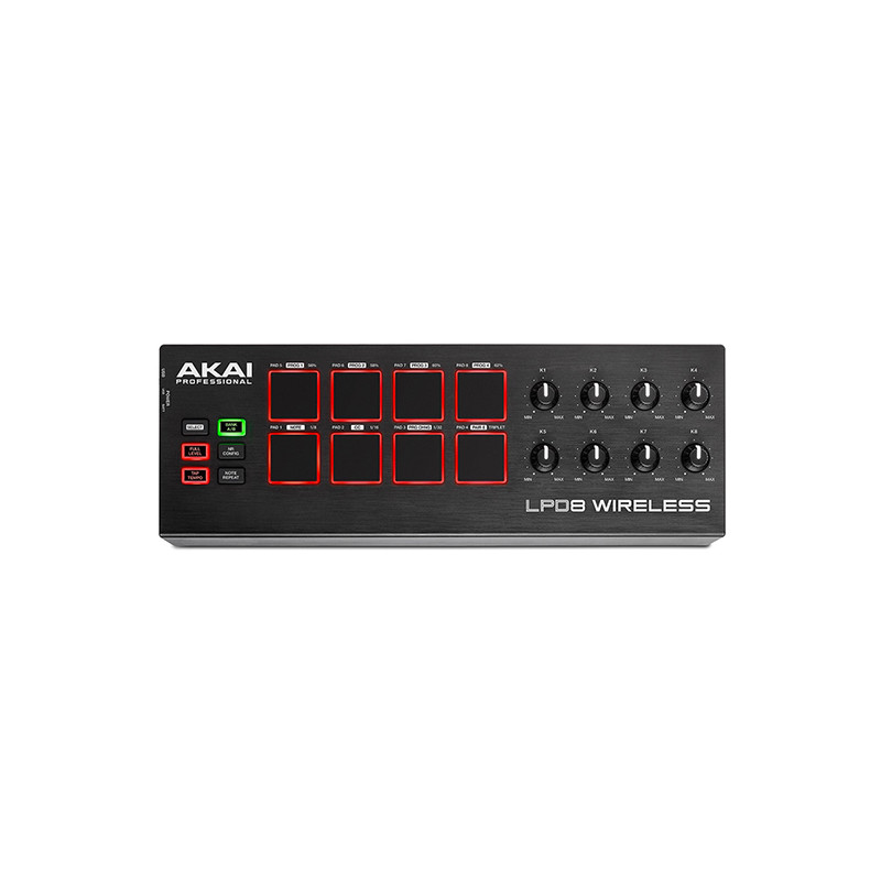 AKAI LPD8 WIRELESS MIDI CONTROLLER A PAD BLUETOOTH E USB