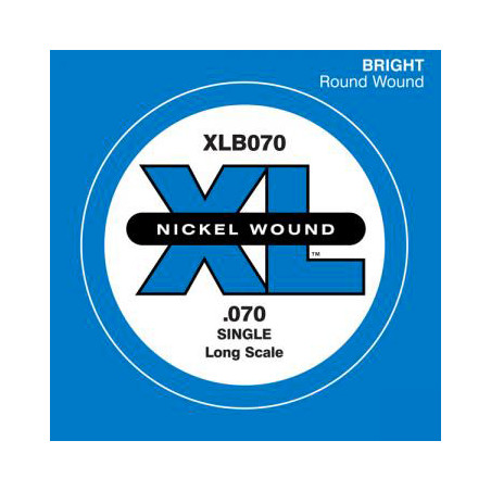 D'ADDARIO XLB070 NICKEL WOUND BASS STRING 070